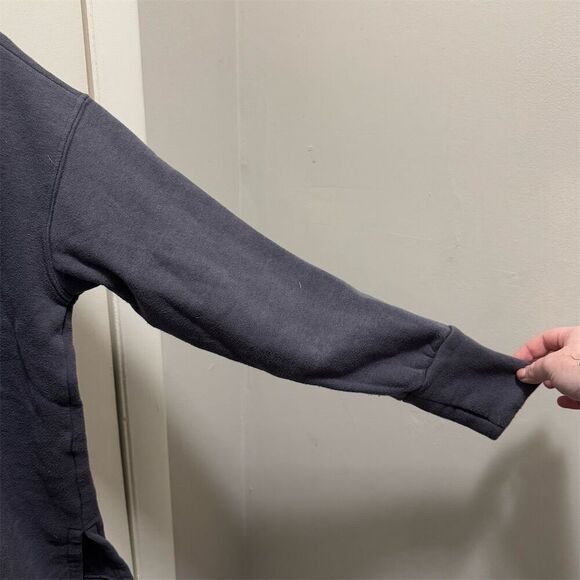 Peloton Women's Funnel Neck Pullover Sweatshirt Gray Size M Casual - Picture 4 of 6